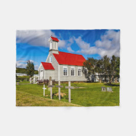 アイスランド教会 フリースブランケット