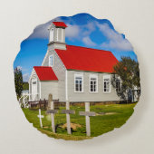 アイスランド教会 ラウンドクッション (裏面)