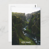 アイスランド旅行アドベンチャーツーリズムを訪れる ポストカード (正面/裏面)