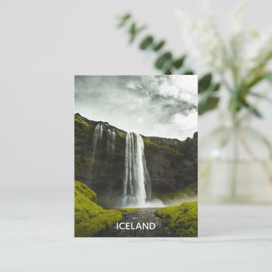 アイスランド旅行アドベンチャーツーリズムを訪れる ポストカード (スタンド正面)