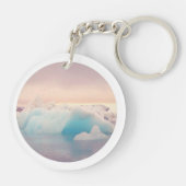 アイスランド氷河キーチェーン キーホルダー (裏面)