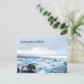 アイスランド氷河ラグーン ポストカード (スタンド正面)