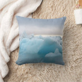 アイスランド氷河 –  クッション (ブランケット)