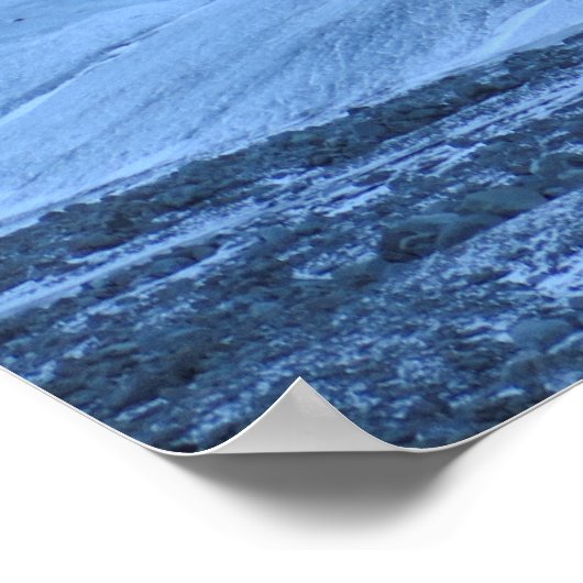 アイスランド氷河 ポスター (角)