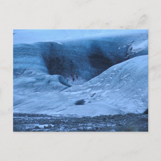 アイスランド氷河 ポストカード (正面)