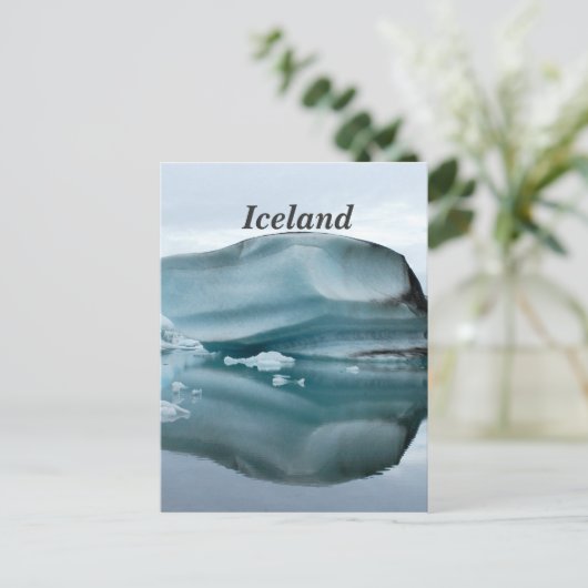 アイスランド氷河 ポストカード (スタンド正面)