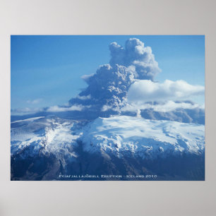 アイスランド火山噴火 ポスター