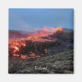 アイスランド火山 – 磁石 (正面)