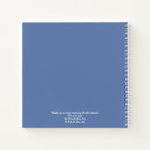 アイスランド素晴らしの冬の風景アートby Pola.B.Alex ノートブック (裏面)