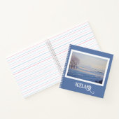 アイスランド素晴らしの冬の風景アートby Pola.B.Alex ノートブック (内部)