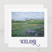 アイスランド素晴らしランドスケープのアートカードby Pola.B.Alex シーズンカード (正面/裏面)