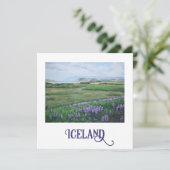 アイスランド素晴らしランドスケープのアートカードby Pola.B.Alex シーズンカード (スタンド正面)