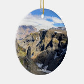 アイスランド自然 – セラミックオーナメント (右)