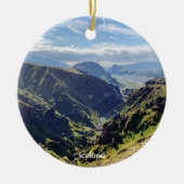 アイスランド自然 – セラミックオーナメント (正面)