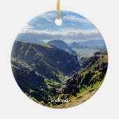 アイスランド自然 – セラミックオーナメント (裏面)