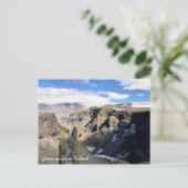 アイスランド自然 ポストカード (スタンド正面)