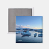 アイスランド自然 – 磁石 (正面/裏面)