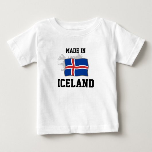 アイスランド製 ベビーTシャツ (正面)