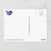 アイスランド西海岸アルナルスタピ ポストカード (裏面)