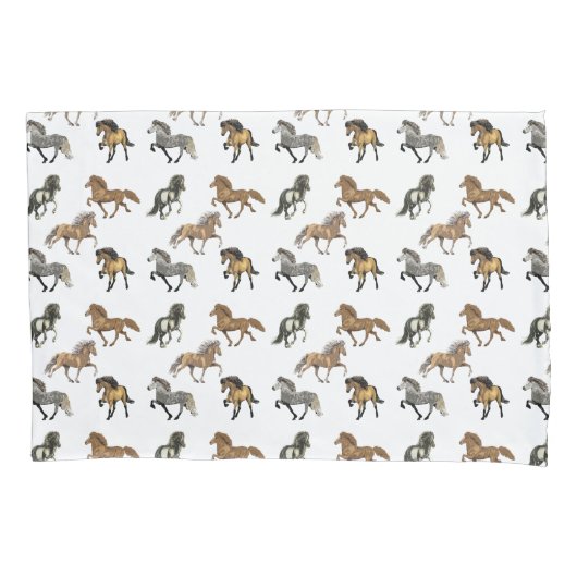 アイスランド語足並み 枕カバー (正面)