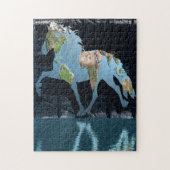 アイスランド馬の世界 ジグソーパズル (縦)