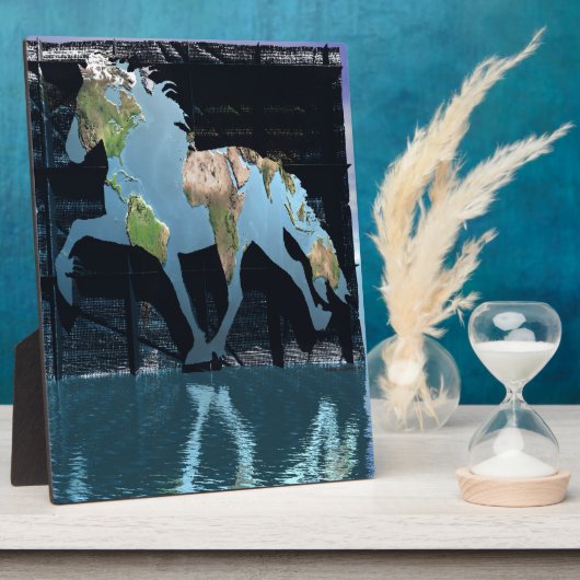 アイスランド馬の世界 フォトプラーク (側面)