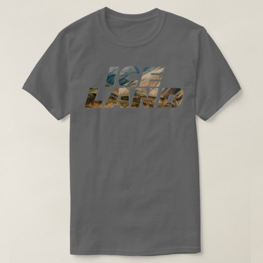 アイスランド1 Tシャツ (デザイン正面)
