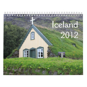 アイスランド2012年の場面 カレンダー