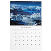 アイスランド2017年 カレンダー (2月 2026)