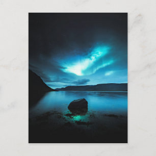 アイスランド – アイスランドのオーロラ(Northern Lights) ポストカード