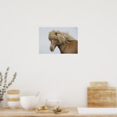 アイスランド。アイスランドのポートレート。 ポスター (キッチン)