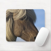 アイスランド，アイスランドの馬の頭 マウスパッド (マウス)