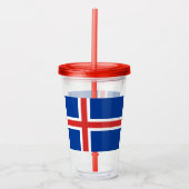 アイスランド アクリルタンブラー (正面)