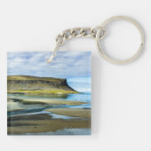 アイスランド，ウェストフィヨルド キーホルダー (裏面)