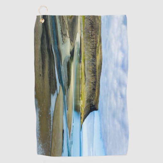 アイスランド，ウェストフィヨルド ゴルフタオル (正面)