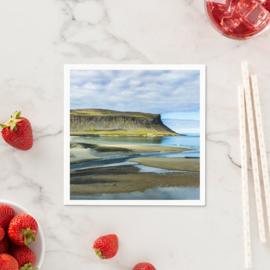 アイスランド，ウェストフィヨルド スタンダードカクテルナプキン (インサイチュ)