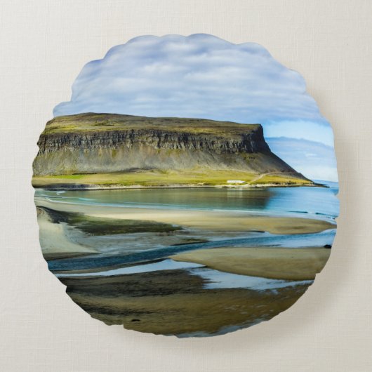 アイスランド，ウェストフィヨルド ラウンドクッション (正面)
