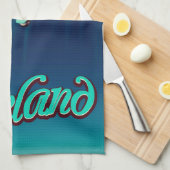 アイスランド キッチンタオル (四つ折り)