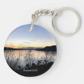 アイスランド – キパーソナライズされたーチェーン キーホルダー (裏面)