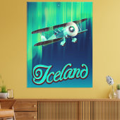 アイスランド キャンバスプリント (インサイチュ (リビング))