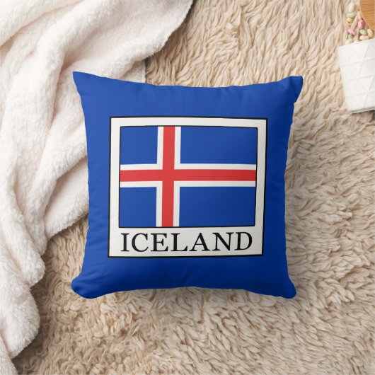 アイスランド クッション (ブランケット)