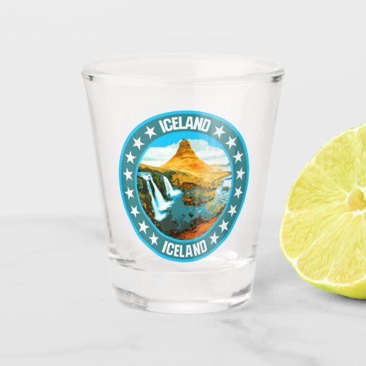 アイスランド ショットグラス (正面)