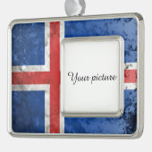 アイスランド シルバープレートフレームオーナメント (左)