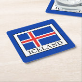 アイスランド スクエアペーパーコースター (アングル)