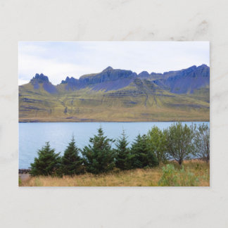 アイスランド，ストドヴァルフィヨルドゥールフィヨルド ポストカード