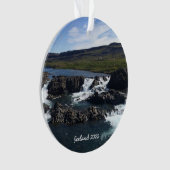 アイスランド – セラミックオーナメント オーナメント (正面)