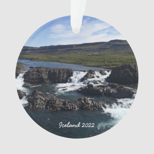 アイスランド – セラミックオーナメント オーナメント (正面)