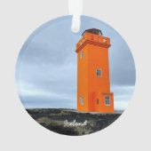 アイスランド – セラミックオーナメント オーナメント (裏面)