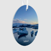 アイスランド – セラミックオーナメント オーナメント (正面)