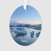 アイスランド – セラミックオーナメント オーナメント (正面)